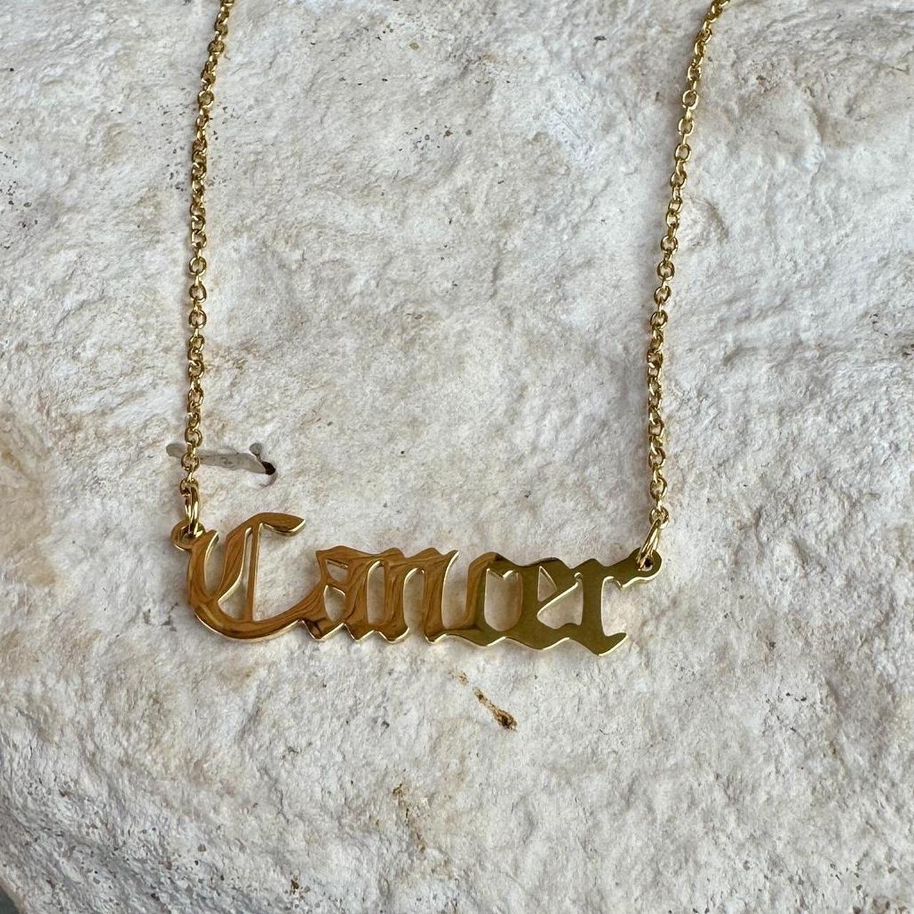 Capricorn Star Sign Zodiac Necklace | 18K Gold Plated