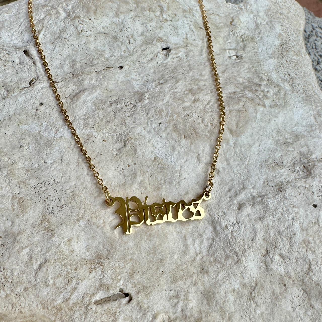 Capricorn Star Sign Zodiac Necklace | 18K Gold Plated