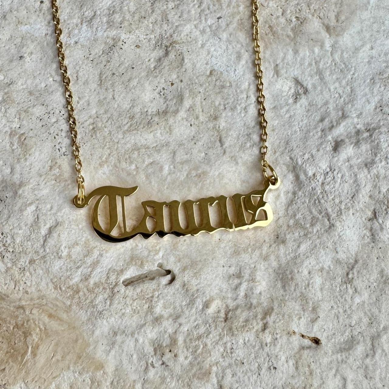 Capricorn Star Sign Zodiac Necklace | 18K Gold Plated