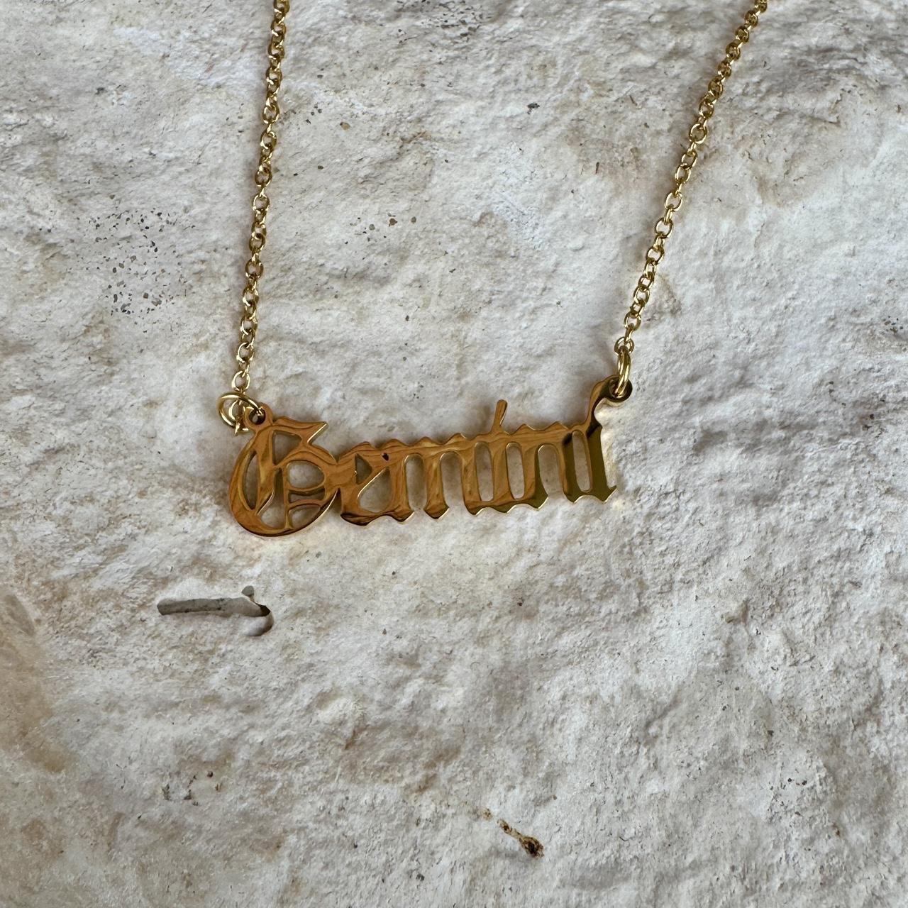 Capricorn Star Sign Zodiac Necklace | 18K Gold Plated