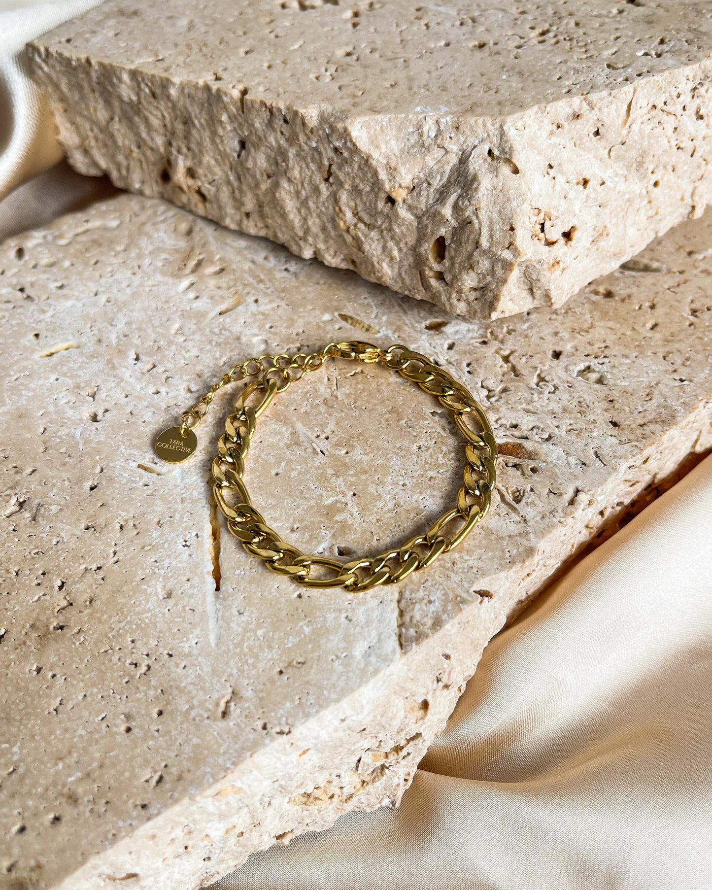 Figaro Bracelet - 4mm | 18K Gold Plated