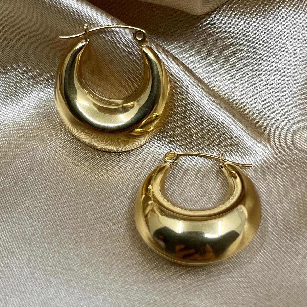 Statement Hoops | 18k Gold Plated