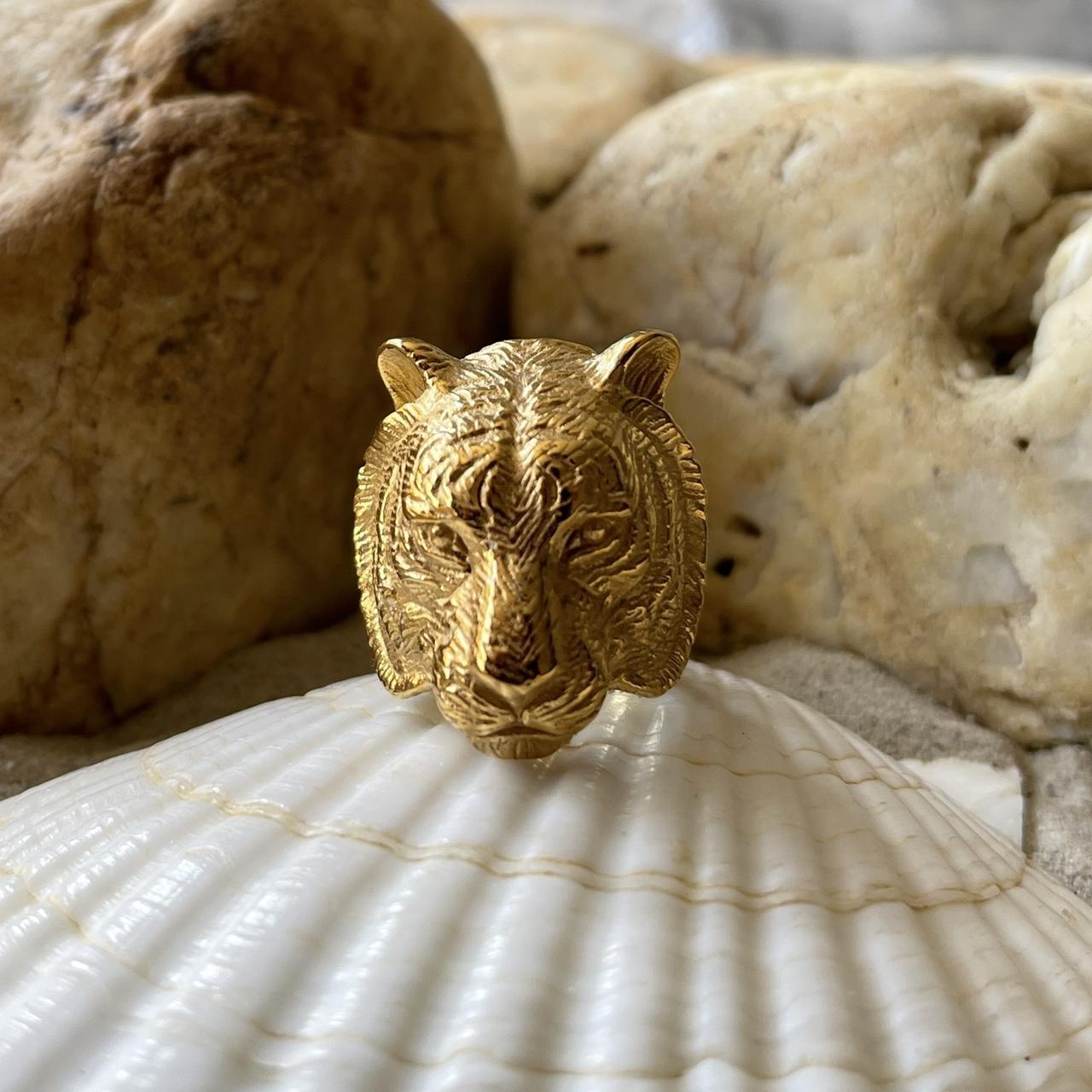 Gold Tiger Ring