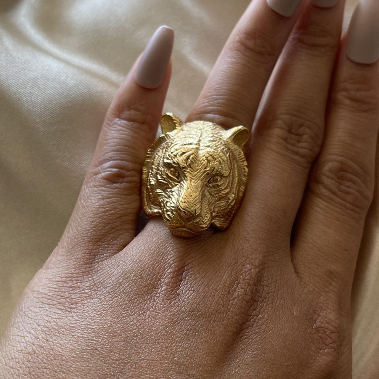 Gold Tiger Ring
