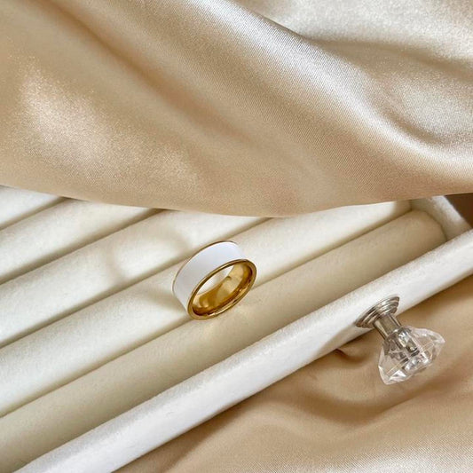 White Band Ring