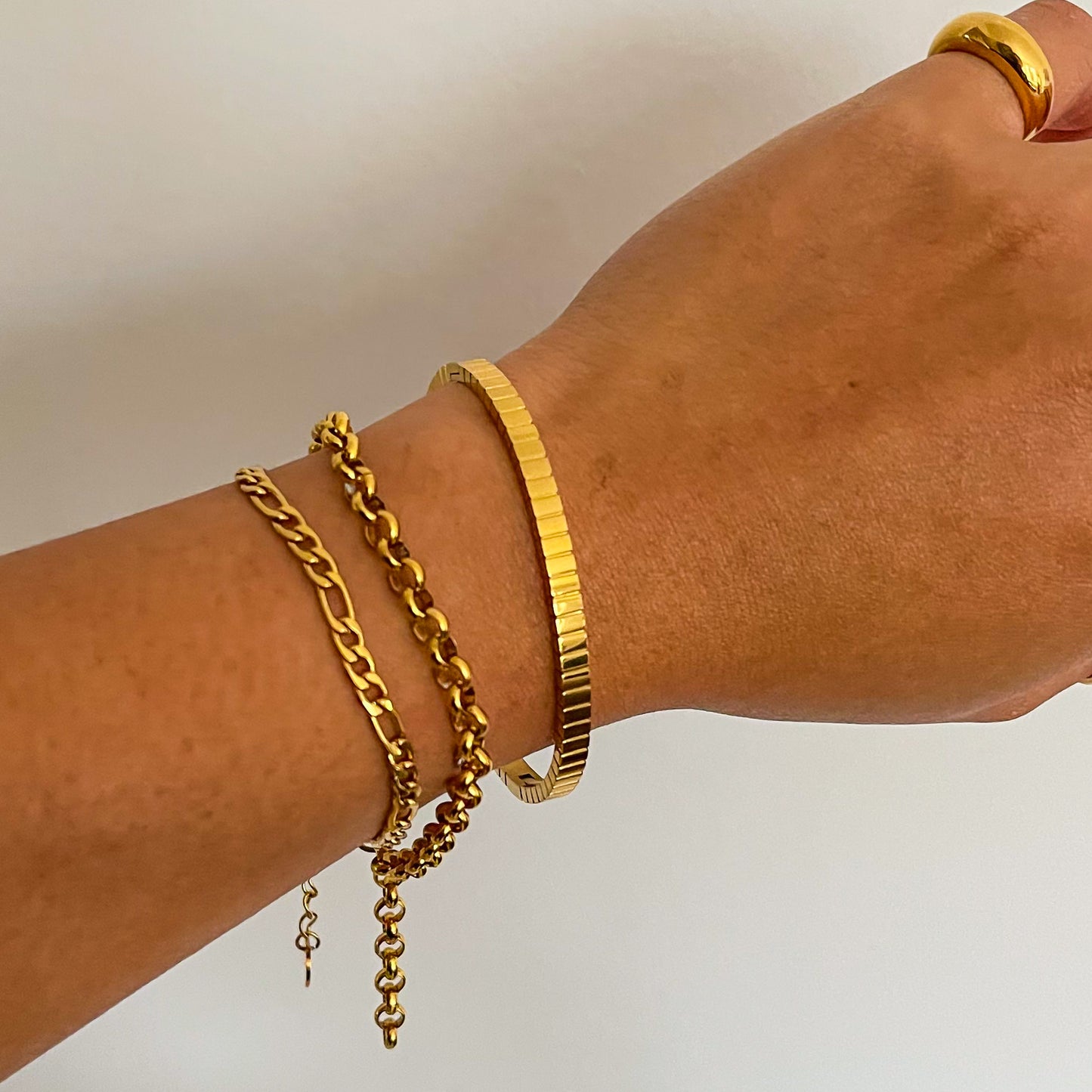 Figaro Bracelet - 4mm | 18K Gold Plated