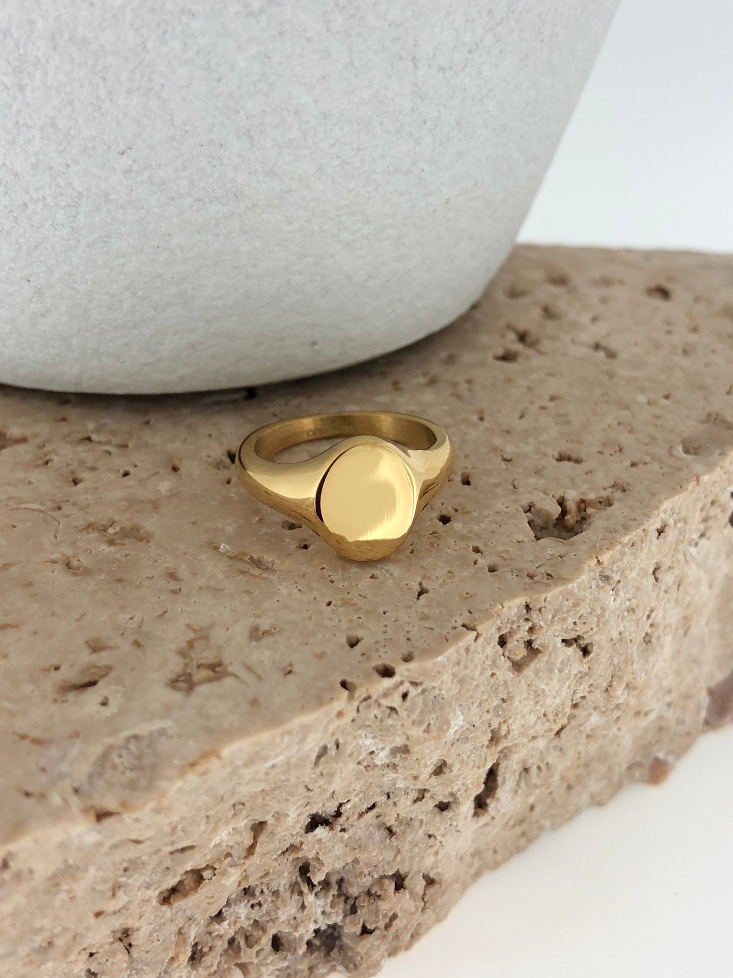Pinky Signet Ring | 18k Gold Plated